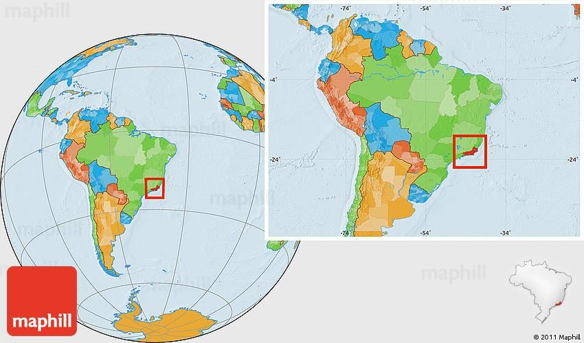 世界地図Rio
