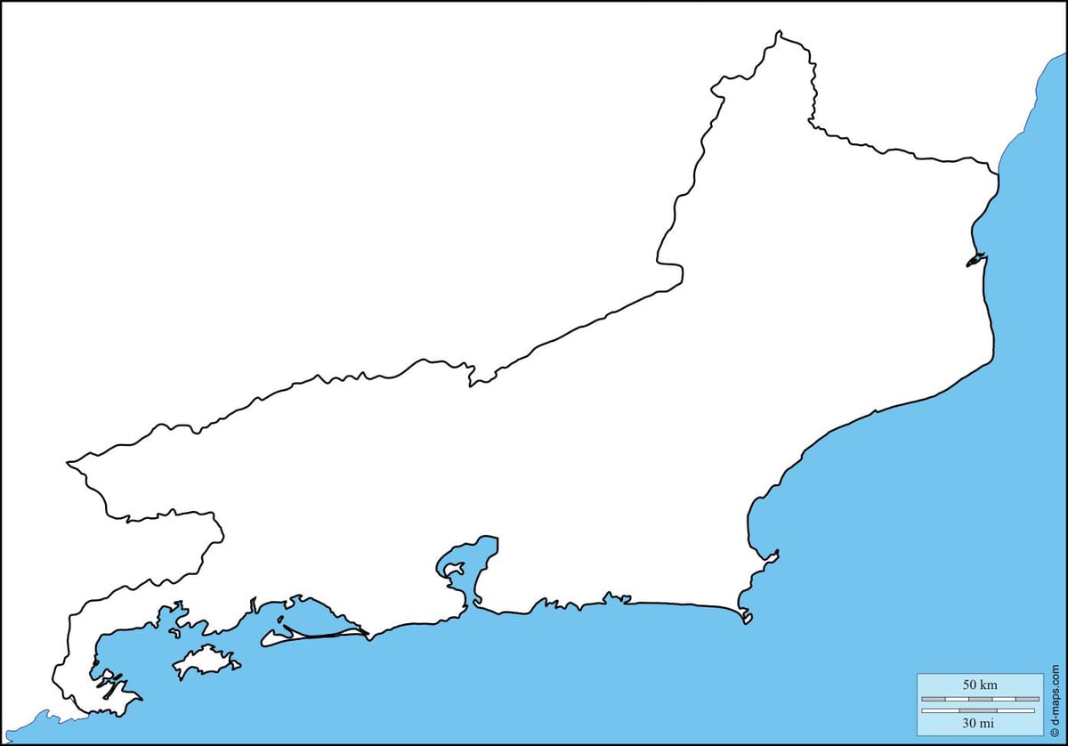 リオデジャネイロの概要地図